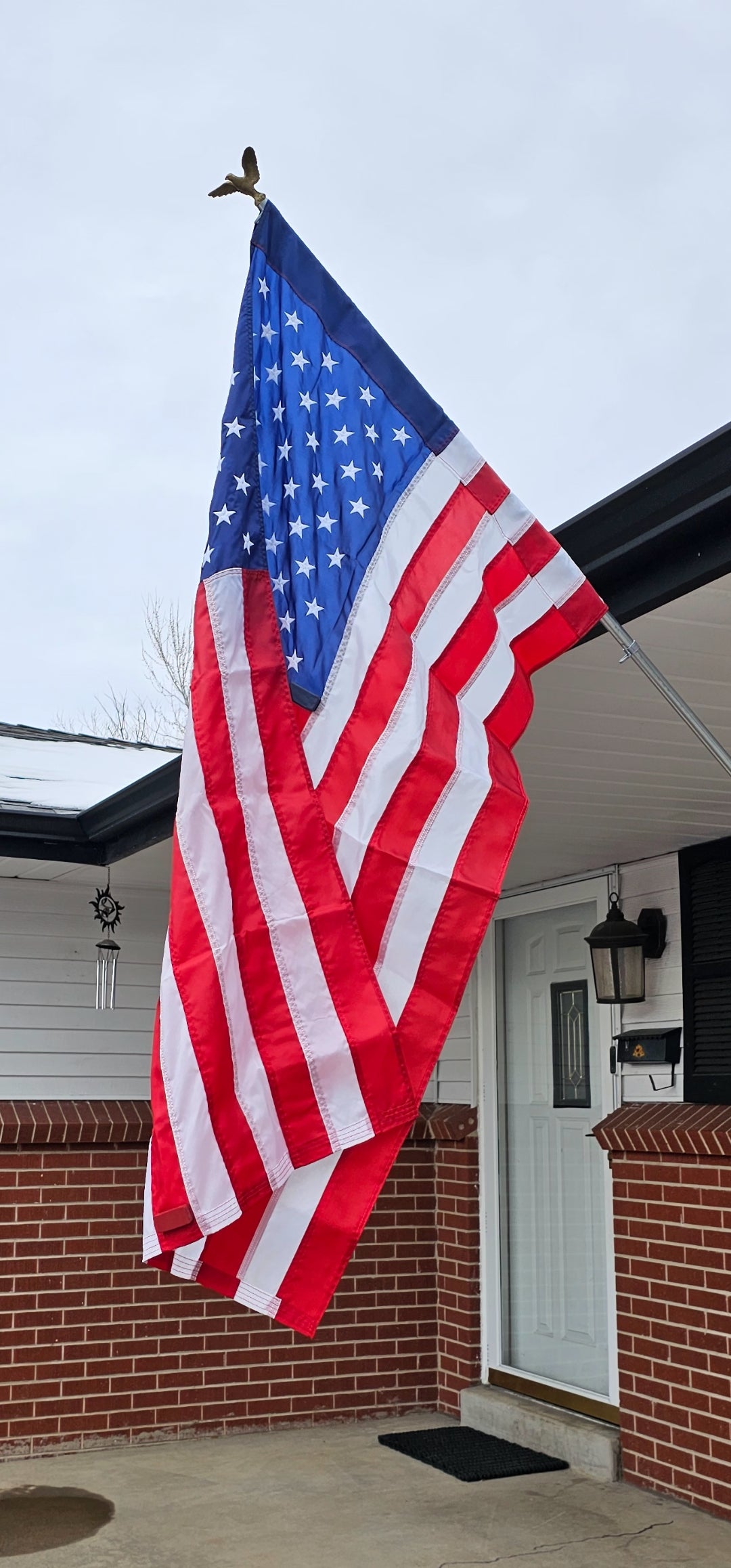 U.S. Star Spangle Banner Flag System. - Embroidered.