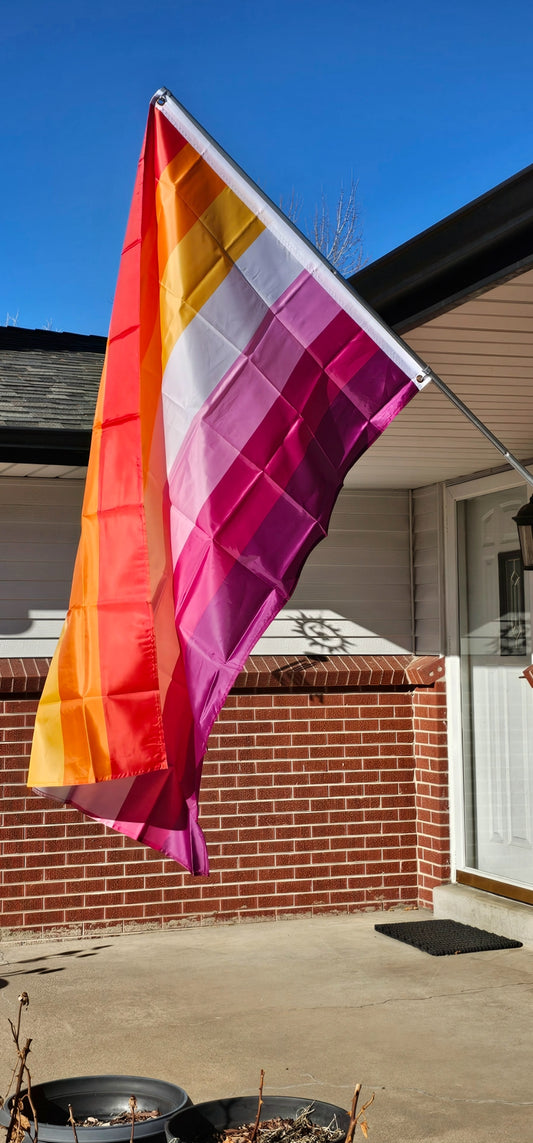 Sunset Lesbian Pride Flag System - 2018