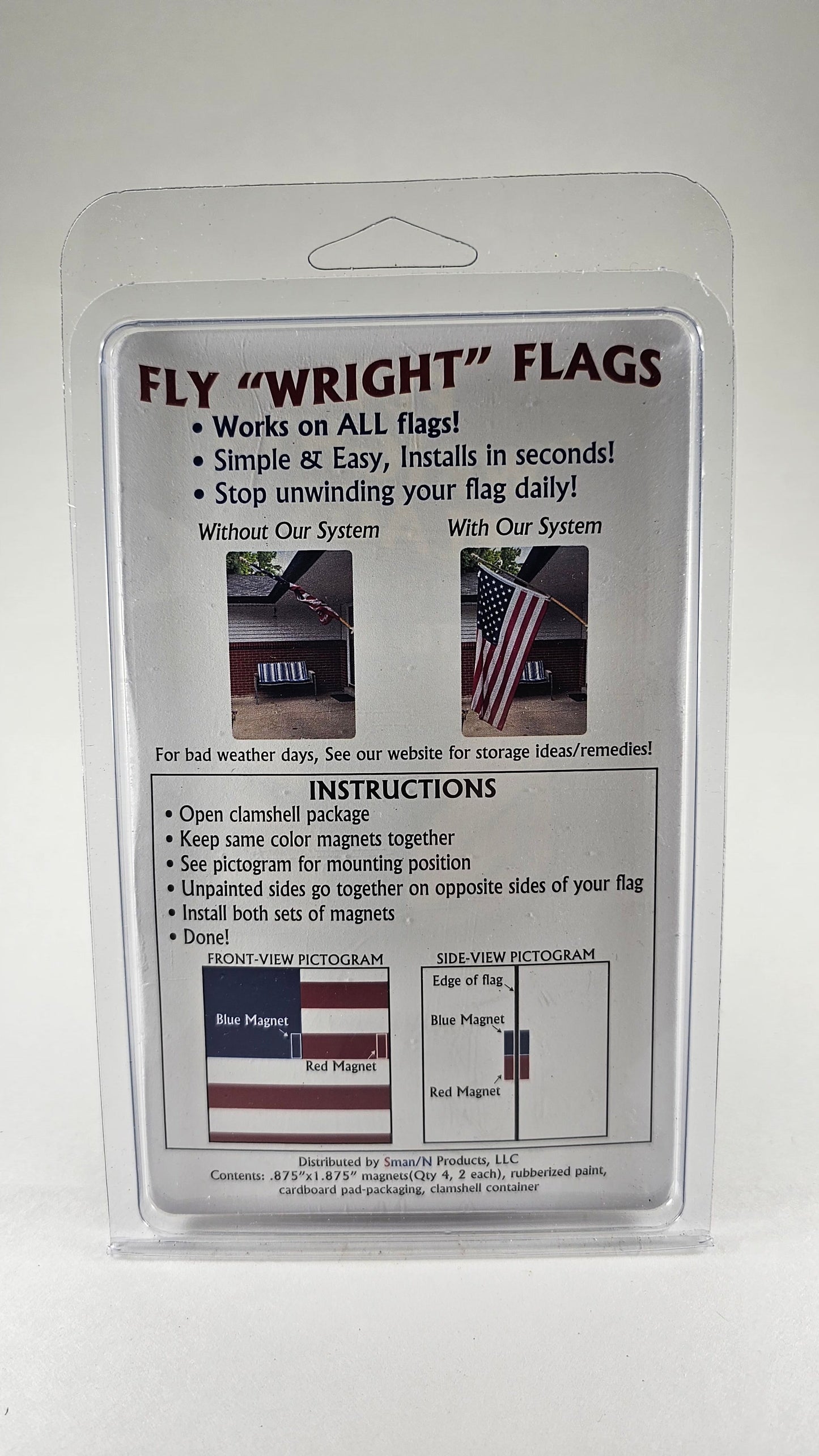 U. S. Star Spangle Banner Flag System - Printed.